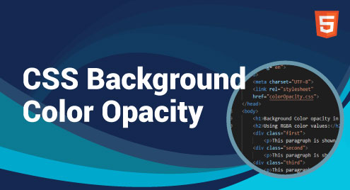 CSS Background Color Opacity