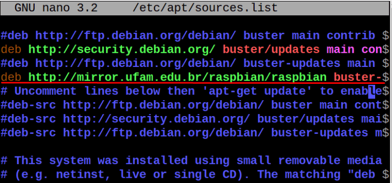 how-to-change-repository-mirror-on-raspberry-pi-os