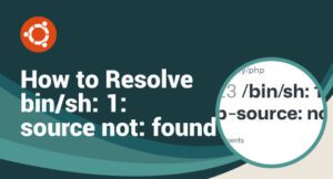 How to Resolve bin/sh: 1: source not: found – Linux Hint