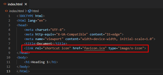  HTML favicon Favicon 