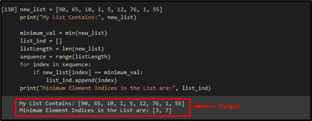 Python Find Index Of Minimum In List Linux Consultant