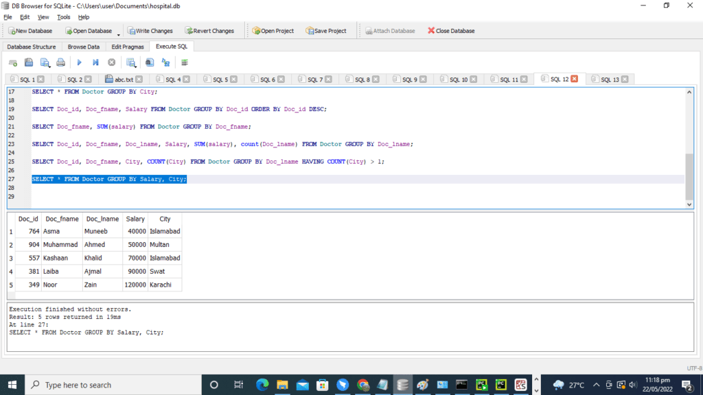 sqlite-group-by