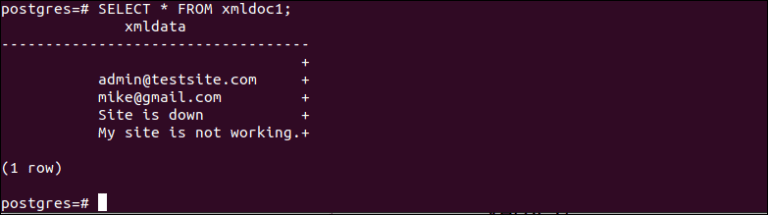 postgresql-xml-data-type