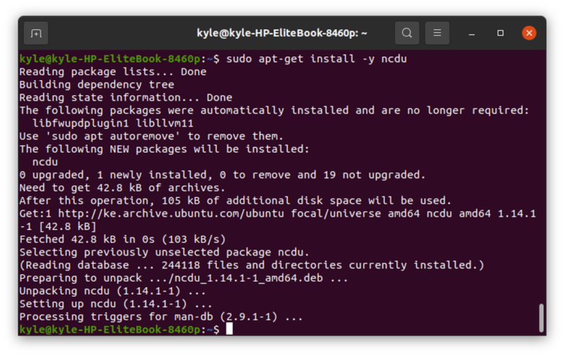 How To Use ncdu in Linux To Analyze and Track Disk Usage