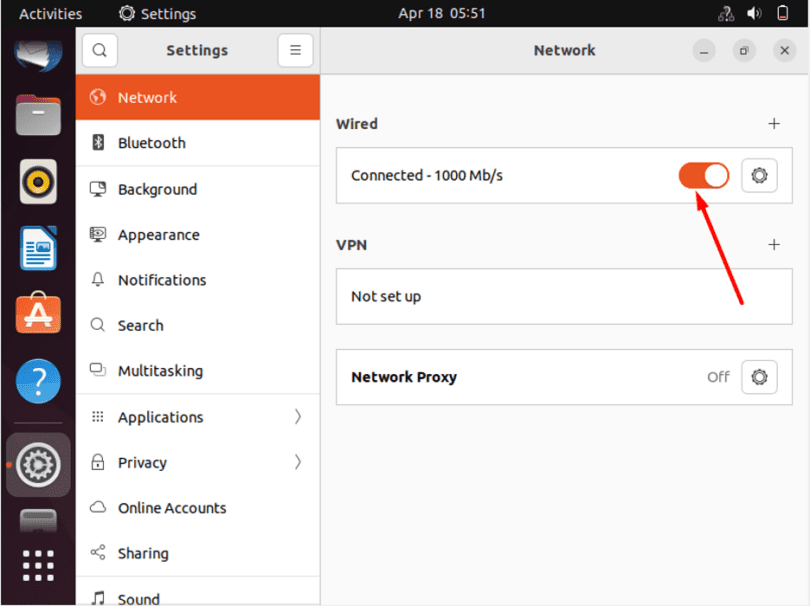 ubuntu 22 network manager config file