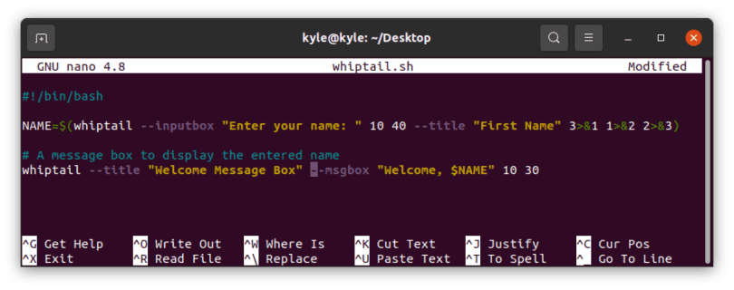 whiptail Interactive Shell Scripts – Linux Hint
