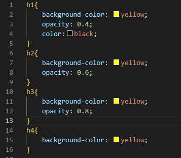 CSS Background Color Opacity