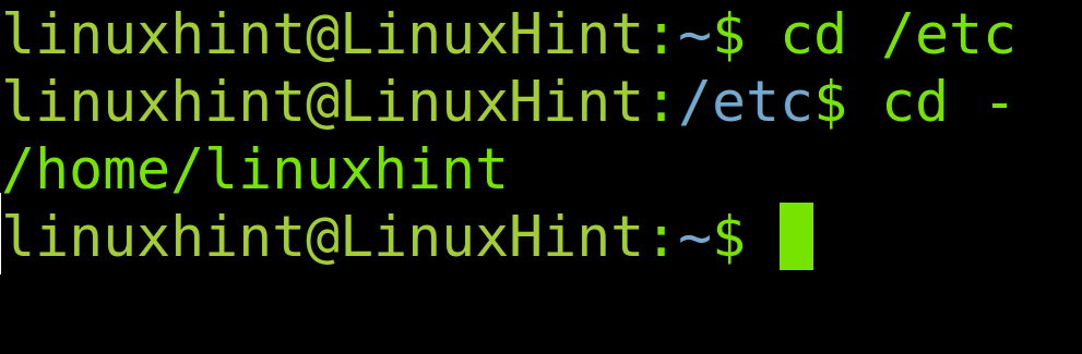 how-to-go-back-to-a-directory-in-linux
