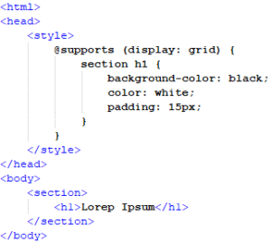 CSS Conditional Formatting