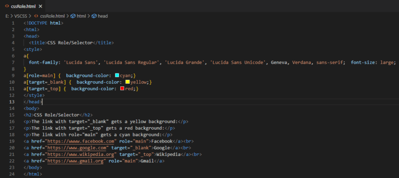 CSS Role | DevsDay.ru