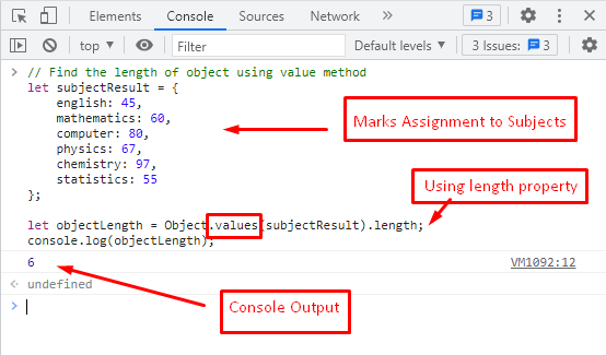 Find The Length Of A JavaScript Object