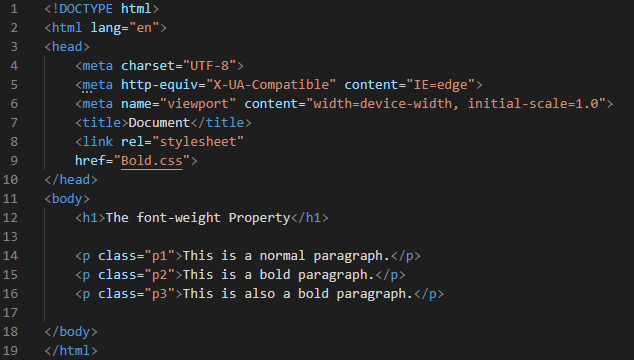 Css Make Font Bold PELAJARAN