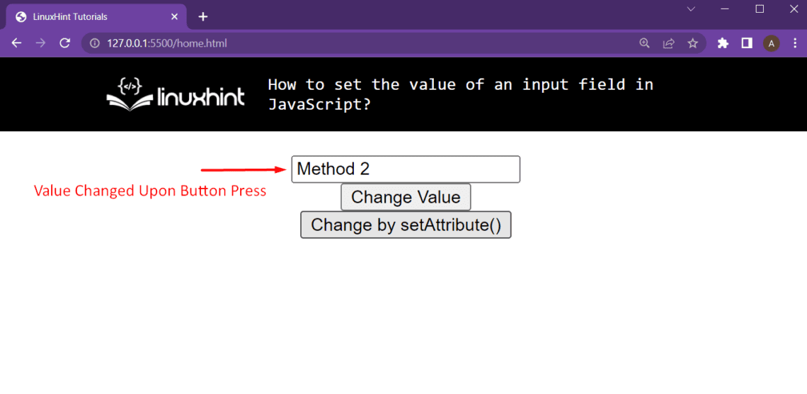 how-to-set-the-value-of-an-input-field-in-javascript