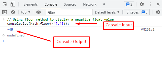 JavaScript Math Floor Method