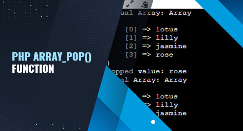 Furnace præambel blæk PHP array_pop() Function