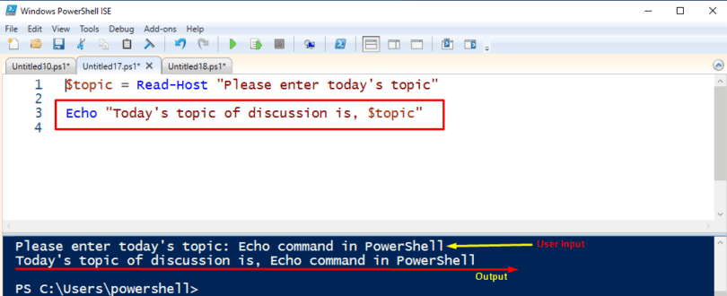 powershell-echo-command-explained