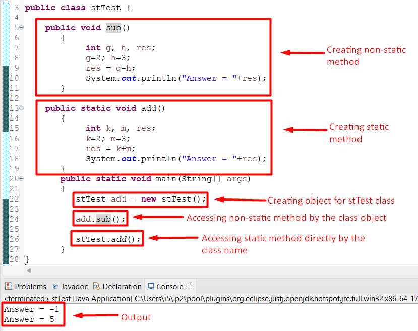 Method Java