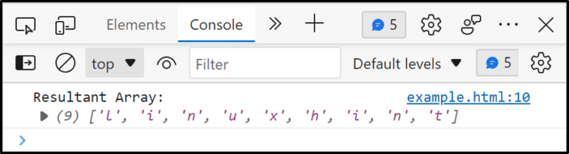 how-to-get-character-array-from-string-in-javascript