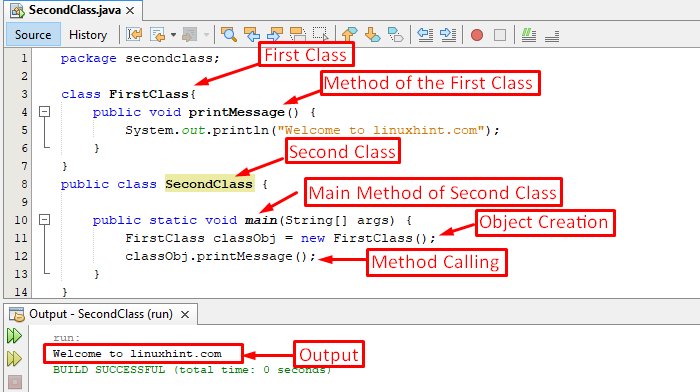 how to call static method in same class in java