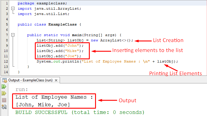 How To Create A List In Java Devsday Ru
