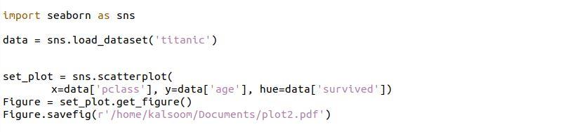 Seaborn Save Plot