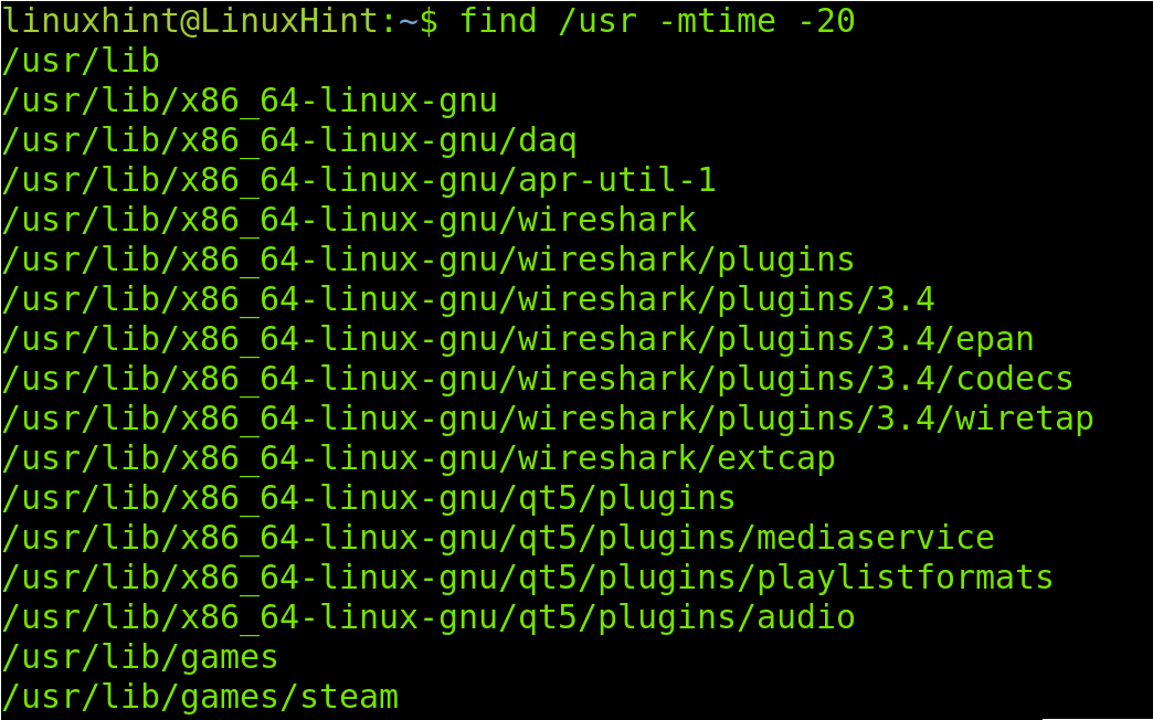 Linux find command