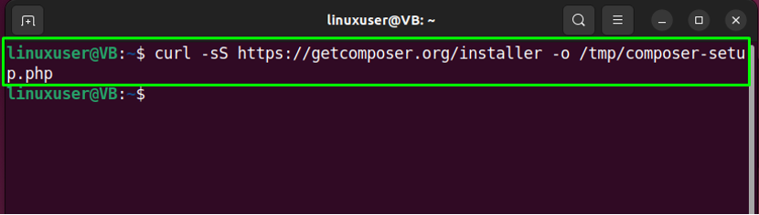 install and use php composer ubuntu 22 04 04