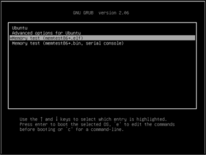 Как запустить memtest ubuntu