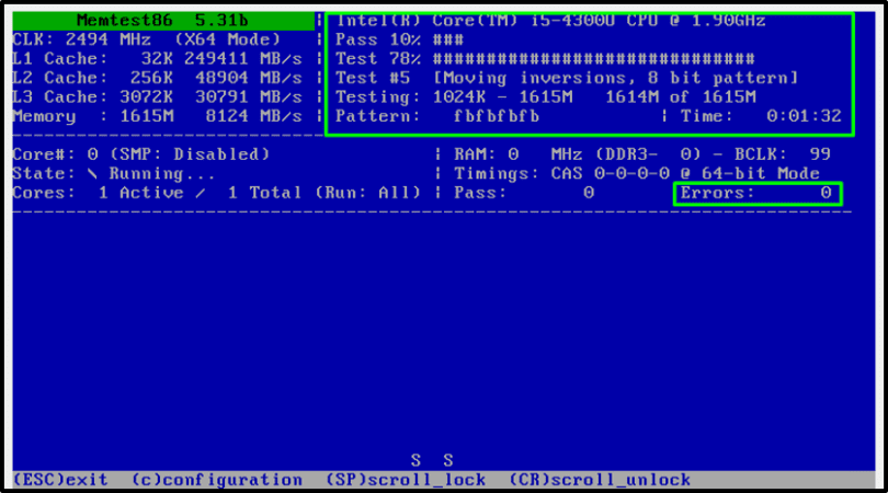 Как запустить memtest ubuntu