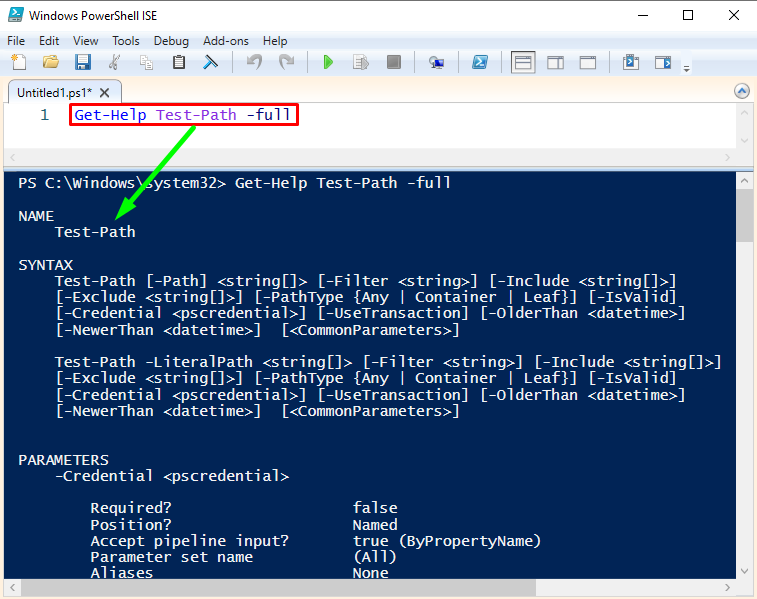 Test Path Cmdlet In Powershell