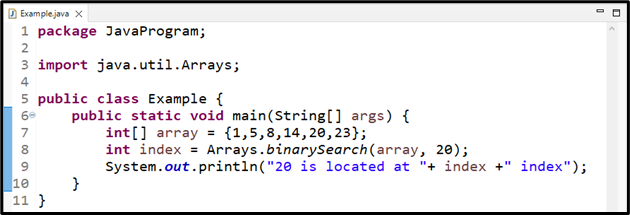 How To Get An Index Of An Array Element In Java