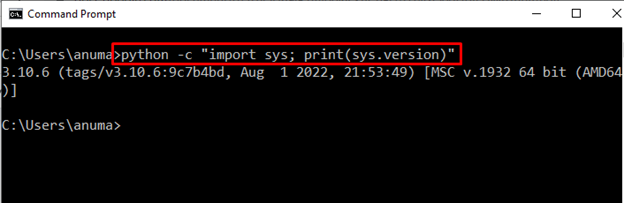 Specify Python Version Command Line Linux