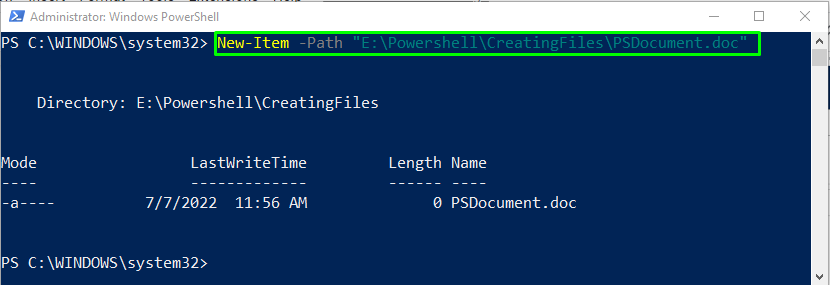 how-to-create-a-file-using-powershell