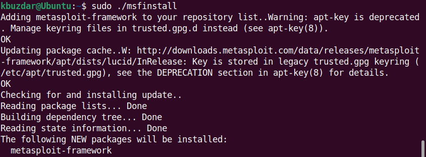 How To Install Metasploit Framework In Ubuntu 22.04