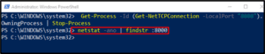 How to Kill the Process Currently Using a Port on localhost in Windows ...