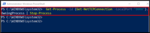 How to Kill the Process Currently Using a Port on localhost in Windows ...