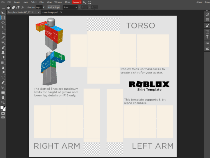 How to Make a Shirt in Roblox?