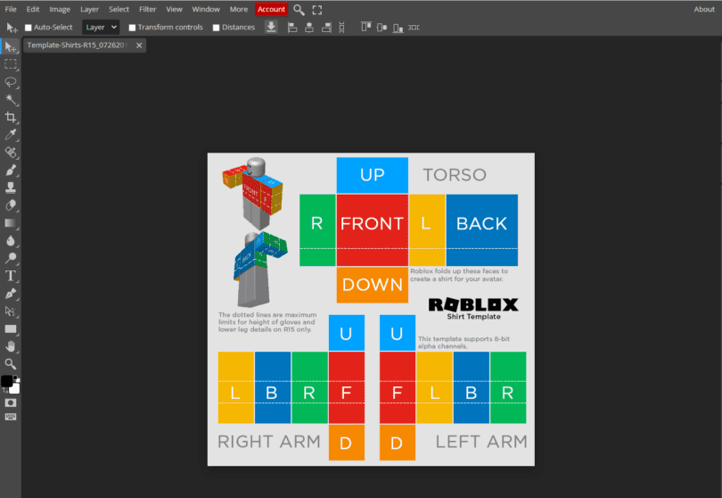 How to Make a Shirt in Roblox?