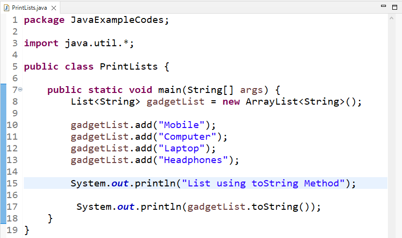 How To Print A List In Java how-to-print-a-list-in-java