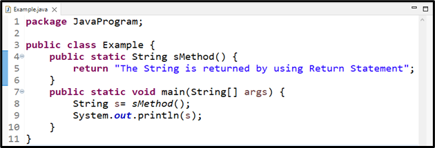 java-public-static-string-return