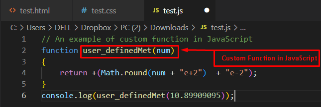 How To Round A Number To 2 Decimal Places In JavaScript