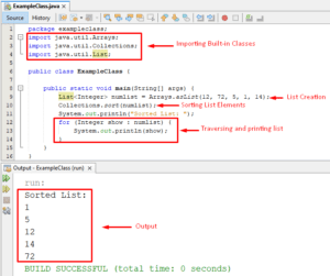 How To Sort A List In Java