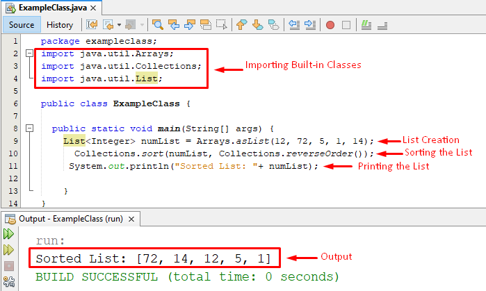 How To Sort A List In Java