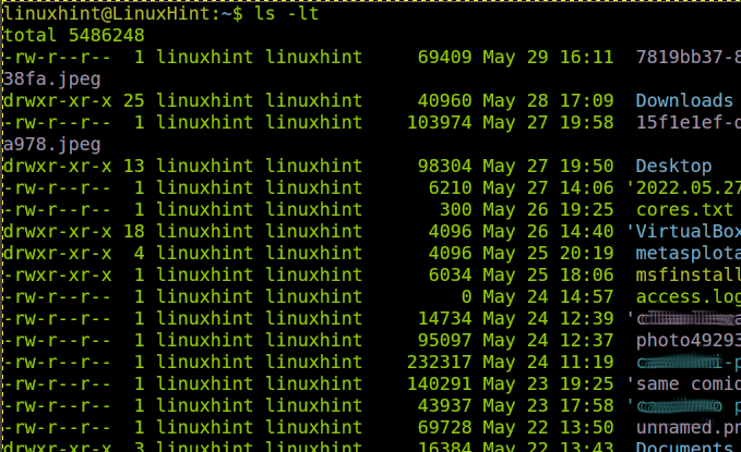 Linux List Files By Date