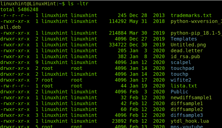 Linux List Files By Date