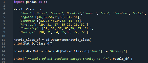 Pandas DataFrame Select Rows By Condition