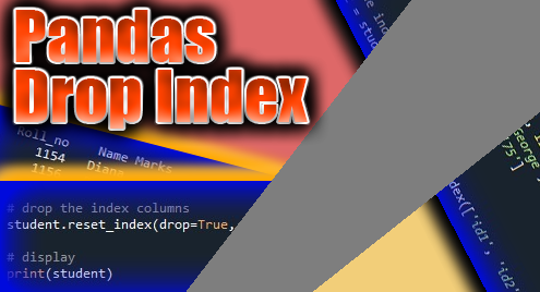 Pandas Drop Index