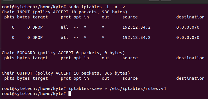 Permanently Saving Iptables Rules In Linux Using The Iptables Save Command