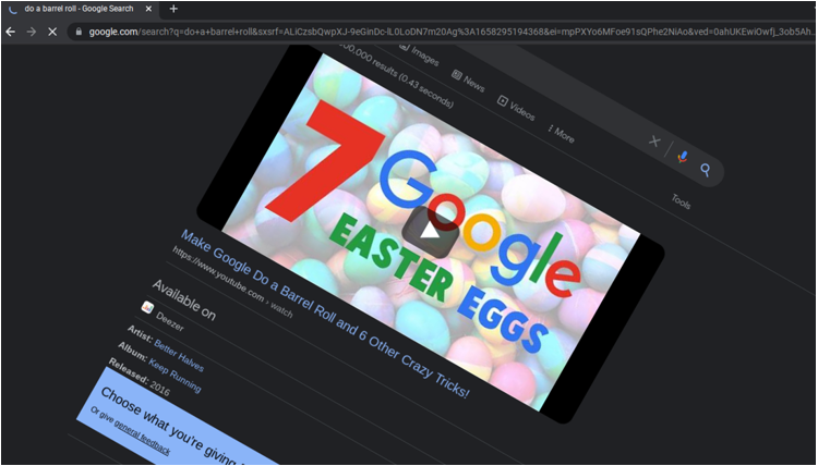 Do a Barrel Roll' is Google's Latest Loony Easter Egg