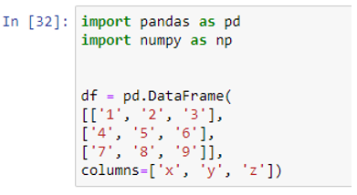 column assignment doesn't support type ndarray pandas